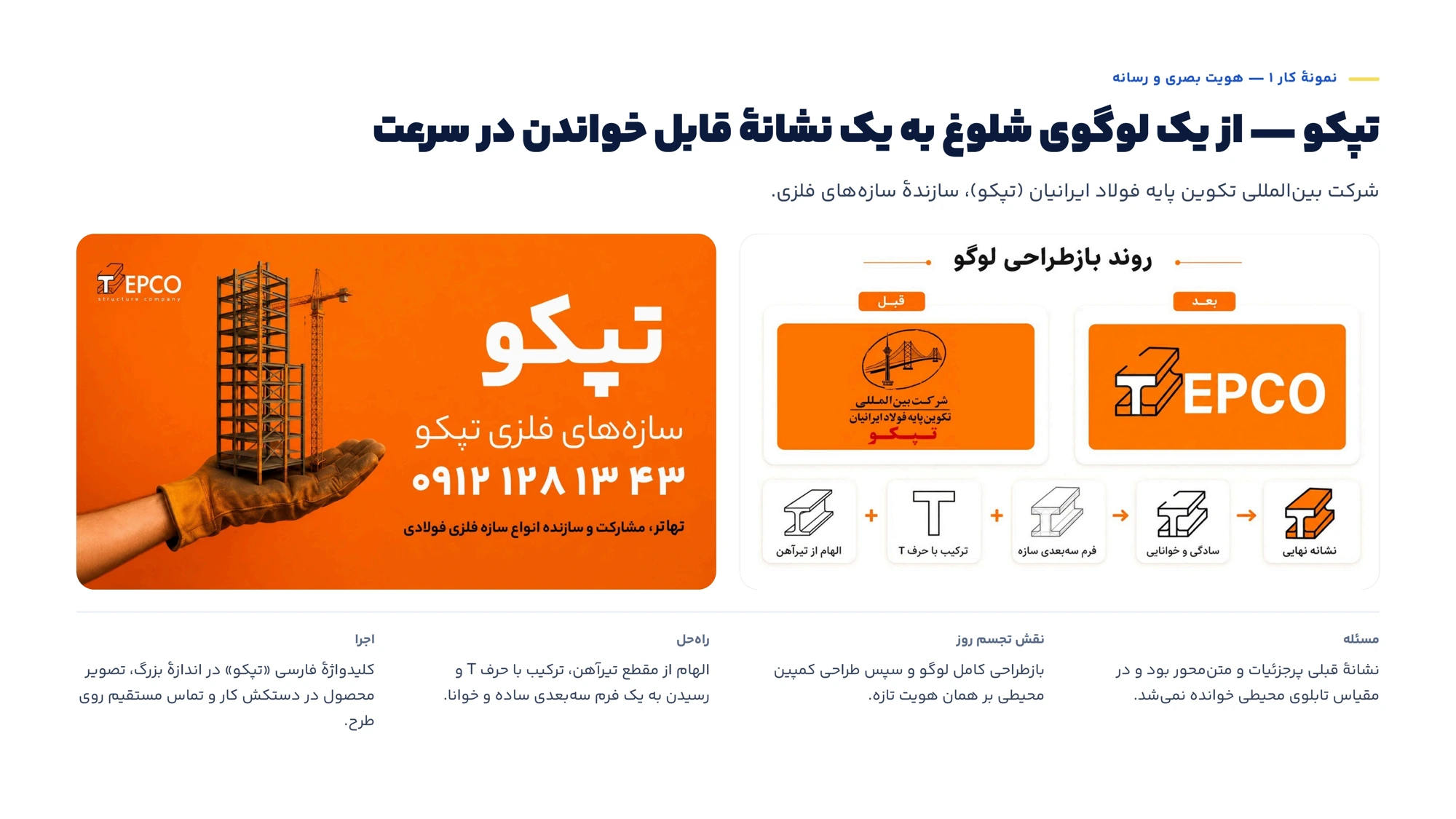 بازطراحی نشان و زبان کمپین تپکو؛ از رزومه